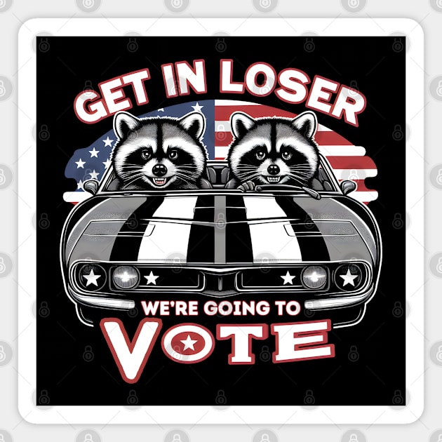 Raccoon Election Ride Magnet by MakerMind8.2